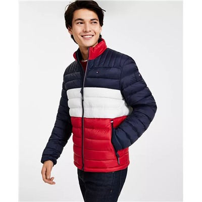 TOMMY HILFIGER Men's Packable Quilted Puffer Jacket