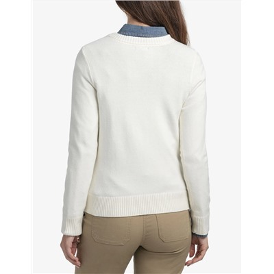 USPA LOGO CREW NECK SWEATER