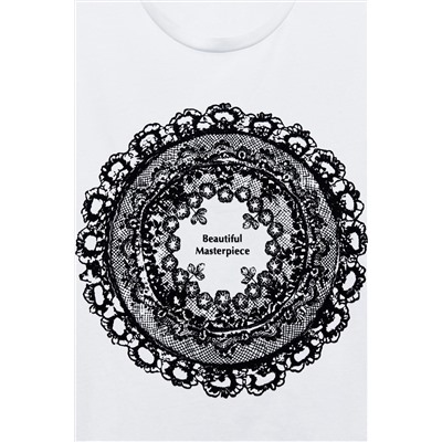 LACE FRONT T-SHIRT