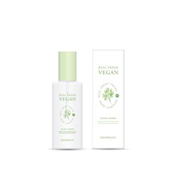 DEOPROCE REAL FRESH VEGAN RELIEF LOTION Увлажняющий лосьон для лица с растительными экстрактами 200мл