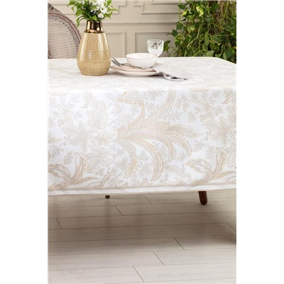 Bernice Polycotton Masa Örtüsü - Bej - 160x200 cm