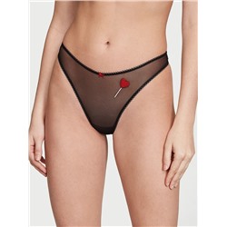 VICTORIA'S SECRET Tease High-Leg Scoop Thong Panty
