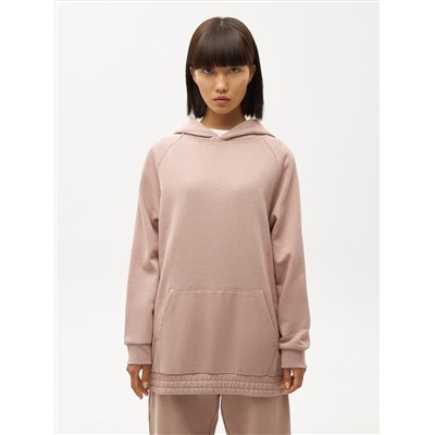 ТРИКОТАЖНОЕ OVERSIZE ХУДИ ИЗ ПЕРЕРАБОТАННЫХ МАТЕРИАЛОВ