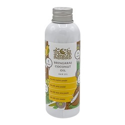 INDIBIRD Bhringaraj coconut hair oil Масло для волос Брингарадж на кокосе 150мл