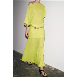 PLAIN KNIT MAXI DRESS