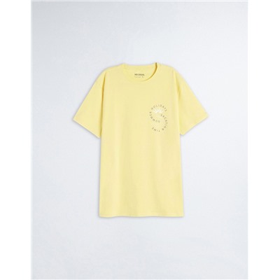 T-shirt, Men, Yellow