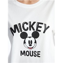 LC Waikiki Bisiklet Yaka Mickey Mouse Baskılı Uzun Kollu Kadın Pijama Takımı, LCW DREAM                                            
                                            Bisiklet Yaka Mickey Mouse Baskılı Uzun Kollu Kadın Pijama Takımı