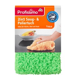 2in1 Saug/Poliertuch, 1 St