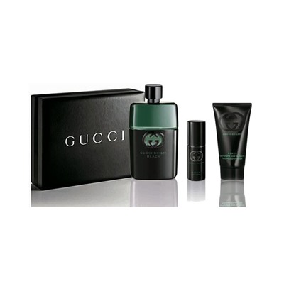 GUCCI GUILTY BLACK edt (m) 90ml + 50ml sh/g + 8ml edt