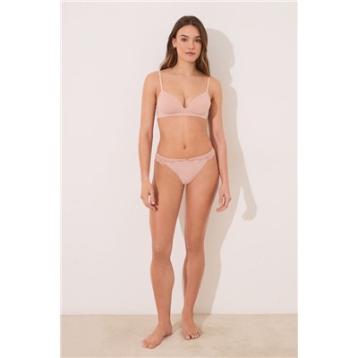 LOVELY Sujetador triangular relleno rosa