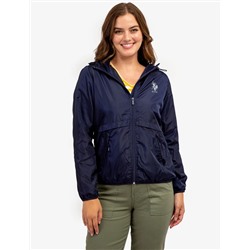 HOODED ZIP FRONT WINDBREAKER