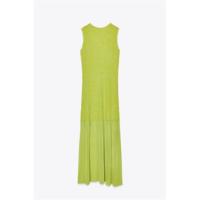 COMBINED KNIT DRESS
