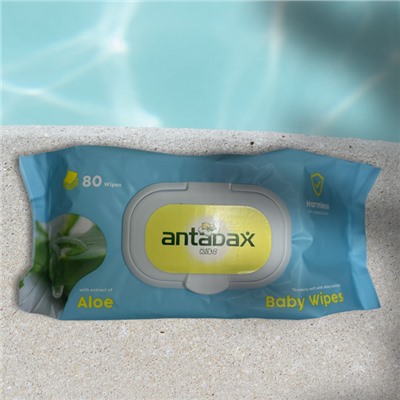 Салфетки влажные Детские Алоэ вера Antabax 80шт.