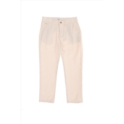 Erkek Çocuk Camel Kanvas Pantolon