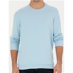 Açık Mavi Regular Fit Mevsimlik Sweatshirt