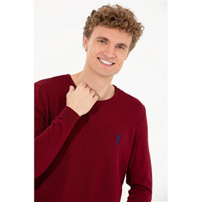 Erkek Bordo Basic Kazak