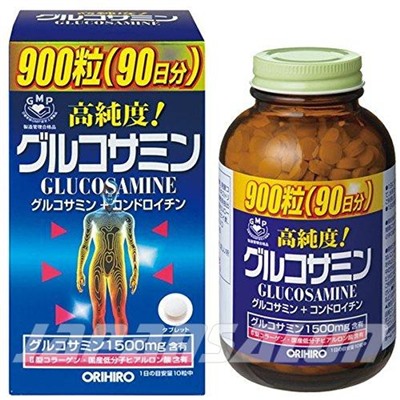 Orihiro Glucosamine 1500 mg Орихиро Глюкозамин на 90 дней 900 таблеток