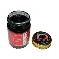 Чёрный бальзам с фотографией кобры на этикетке 50 ml / Black balm red box 50 ml