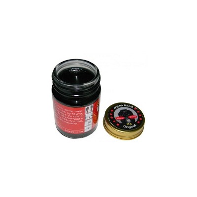 Чёрный бальзам с фотографией кобры на этикетке 50 ml / Black balm red box 50 ml