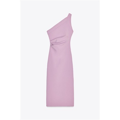 ASYMMETRIC MIDI DRESS