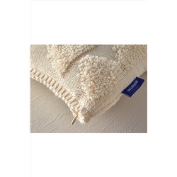 English Home Plushtouch Triko Kırlent Kılıfı Açık Taş TYCH00V2KN169964856159402