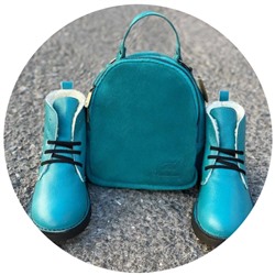 Ab.Zapatos 4619/2 turquesa+AB.Z · Pelle · mochila (610)
