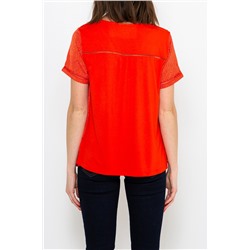 Camiseta Rojo jaspeado