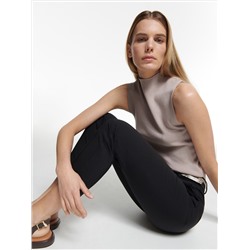 Zigarettenhose mit Gürtel