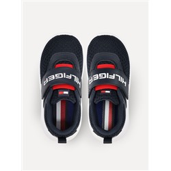 TOMMY HILFIGER KIDS' NAVY STRAP RUNNER