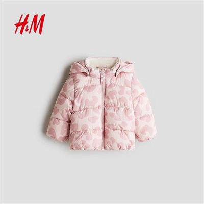 Утепленная куртка для девочек H&M