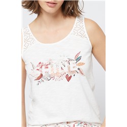 Camiseta de tirantes Karly Crudo
