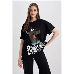 Defacto Coool Scooby Doo Oversize Fit Sırt Baskılı Kısa Kollu Tişört Z9745AZ23SM