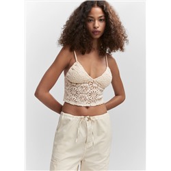 Top crop crochet