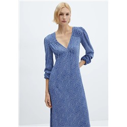 Vestido estampado lazo