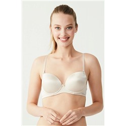 U.S. Polo Assn., Kadın Ten U.s Polo Assn. 66141 Kulaksız Push-up Sutyen