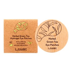 L.SANIC Herbal Green Tea Hydrogel Eye Patches Гидрогелевые патчи с экстрактом зеленого чая 60шт