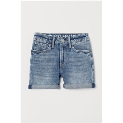 Comfort Stretch Denim Shorts