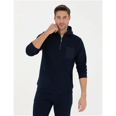 Lacivert Regular Fit Sweatshirt