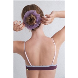 Sujetador seamless pointelle burgundy