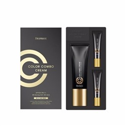 DEOPROCE COLOR COMBO CREAM SPECIAL SET SPF50+ PA+++ NO.23 Солнцезащитный СС крем 40+5*2г