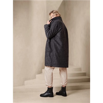 OVERSIZED KNIT COCOON COAT