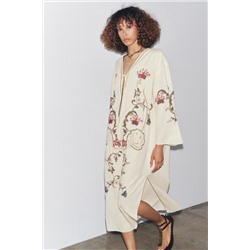 ZW COLLECTION FLORAL EMBROIDERY DRESS