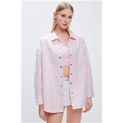 Sobrecamisa vaquera Rosa