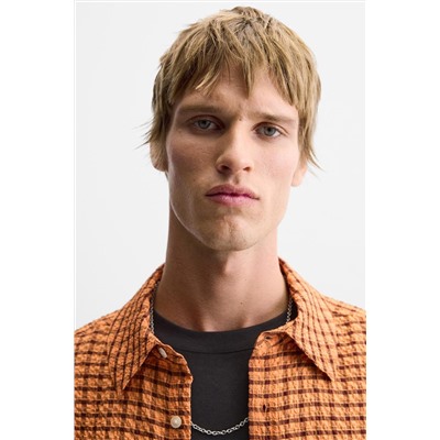 CAMISA SEERSUCKER CUADROS