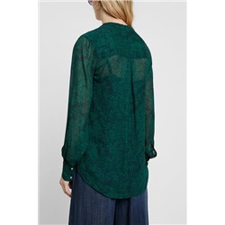 Doble blusa cruzada delantera