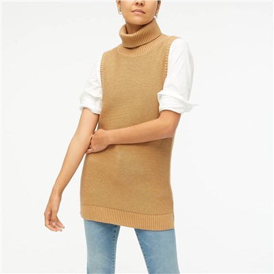 Turtleneck sweater tank