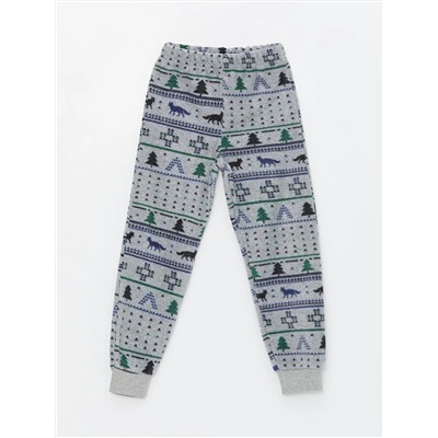 LC Waikiki Bisiklet Yaka Yılbaşı Temalı Uzun Kollu Polar Erkek Çocuk Pijama Takımı, LCW Kids                                            
                                            Bisiklet Yaka Yılbaşı Temalı Uzun Kollu Polar Erkek Çocuk Pijama Takımı