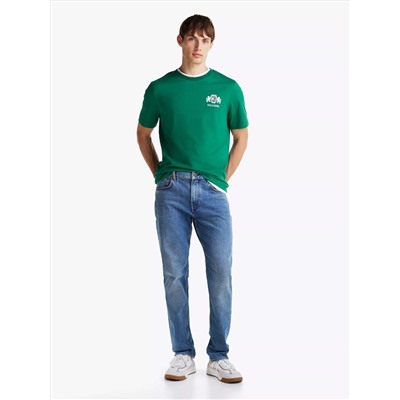 Embroidered Flag Crest T-Shirt