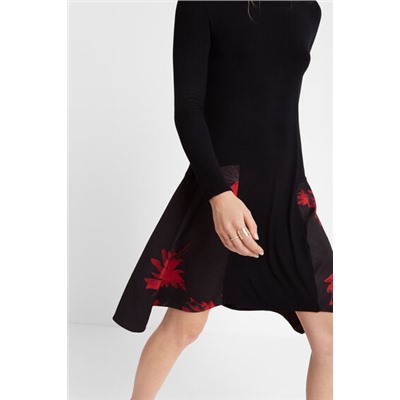 Vestido floral picos