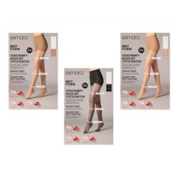 ESMARA® Feinstrumpfhose Damen, 2 Stück, mit Baumwollzwickel und Komfortbund